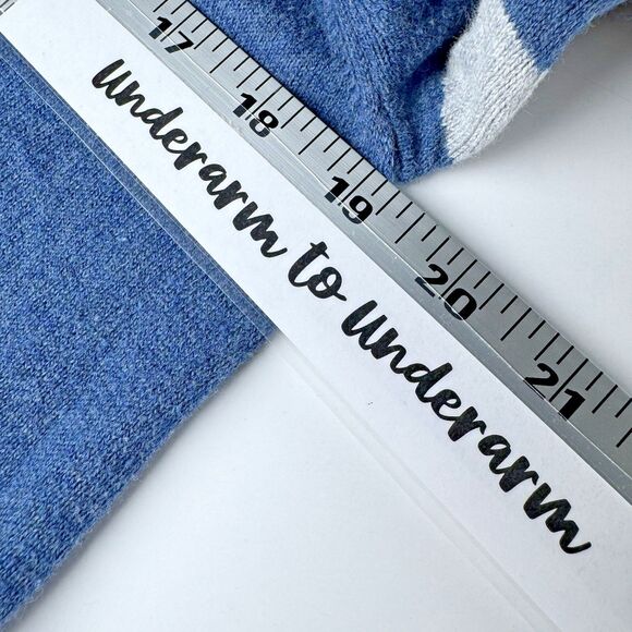 Indigenous Sweater Womens Small Blue Black Organic Cotton Striped Full Zip Peru - Picture 9 of 12